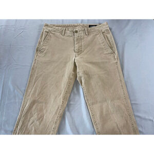 Bonobos Slim Fit Washed Cotton Canvas Chino Pants. Beige, 31X30.5. GUC!!